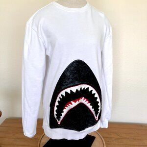 Hudson Outerwear Shark Pullover Sweatshirt - Size Small - Unisex
